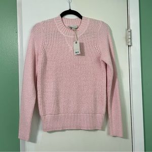 Lucky brand knit sweater, pink, size small, NWT
